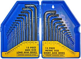 Ключ шестигранний S&R 365532030 L-подібний 0,7-10 мм, 0,028"-3/8"