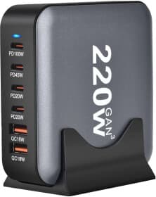 Мережевий зарядний пристрій XoKo QC-220 Gan3 QC-220 220 Вт Мережевий зарядний пристрій XoKo QC-220 Gan3 QC-220 220 Вт