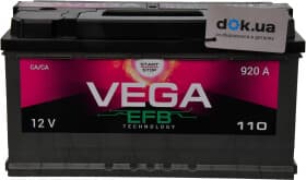 Аккумулятор VEGA 6 CT-110-R EFB Start Stop V110092013