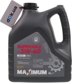 Моторное масло Maximum SuperMax 5W-40 синтетическое