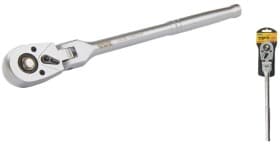 Тріскачка MasterTool 78-0144 з шарніром 1/2" 72 зубця 305 мм