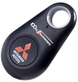 Брелок Mitsubishi з логотипом чорний MME50681