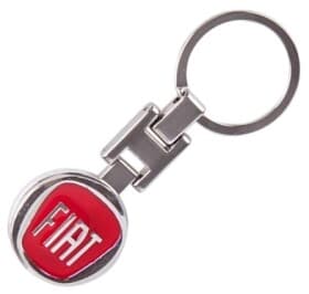 Брелок Vitol з логотипом Fiat червоний FTCN