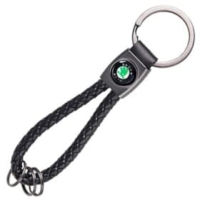 Брелок Vitol с логотипом Skoda черный 48792