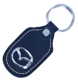 Брелок Vitol с логотипом Mazda черный 28810