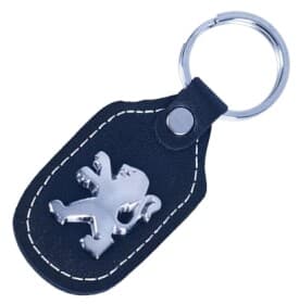 Брелок Vitol с логотипом Peugeot черный 28814