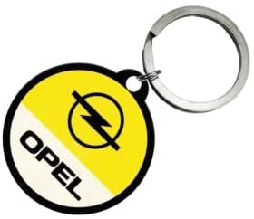 Брелок Nostalgic art с логотипом Opel желтый 48045