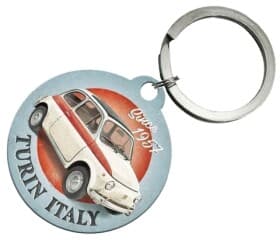 Брелок Nostalgic art 500 Turin чорний + синій 48050