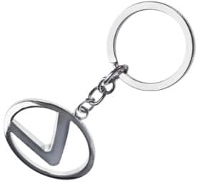 Брелок Vitol з логотипом Lexus сірий 00000031623