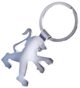 Брелок Vitol с логотипом Peugeot серый 00000031617