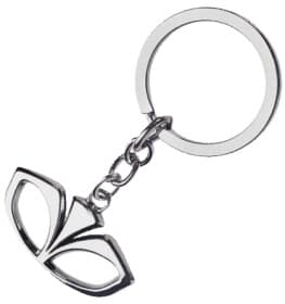 Брелок Vitol с логотипом Daewoo серый 00000031605