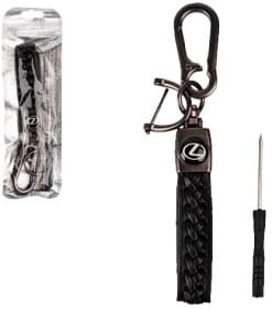 Брелок Vitol з логотипом Lexus чорний 00000062956