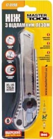 Нож канцелярский MasterTool 17-0198 сегментированное лезвие
