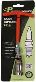 Ключ свічковий Steel Power SPR1612 T-подібний 21 мм з шарніром