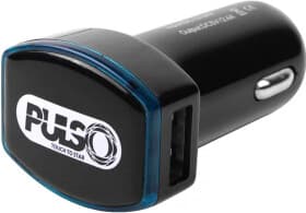 USB зарядка в авто Pulso C-2026BK