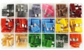 Предохранитель автомобильный Tesla ftmultibox FT midi (normal) 1A  2A  3A  5A  7,5A  10A  15A  20A  25A  30A  40A  4A  35A 195 шт.