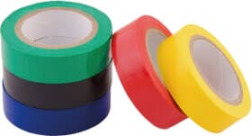 Набір ізоляційної стрічки MasterTool 44-9000 ассорті ПВХ 5 шт