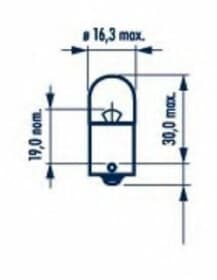 Автолампа Narva Standard RY10W BAU15s 10 W помаранчева 17317