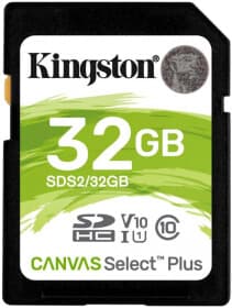 Карта памяти Kingston Canvas Select Plus SDHC 32 ГБ Карта памяти Kingston Canvas Select Plus SDHC 32 ГБ