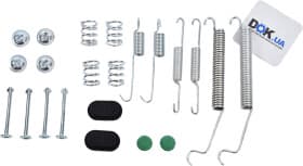 Монтажний комплект барабанних гальмівних колодок Монтажний комплект барабанних гальмівних колодок