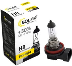 Автолампа Solar Starlight +30 H8 PGJ19-1 35 W прозрачная 1208