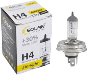Автолампа Solar Starlight +30 H4 P45t-41 55 W 60 W прозрачная 1224