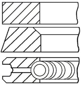 Комплект поршневых колец