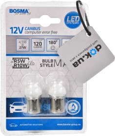 Автолампа Bosma R10W BA15s 4,5 W біла 6490