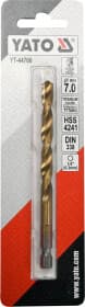 Свердло Yato спіральне по металу YT-44766 7 мм