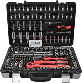 Набір торцевих головок та компонентів Intertool ET-7151 1/2", 3/8", 1/4" (151 пр.)