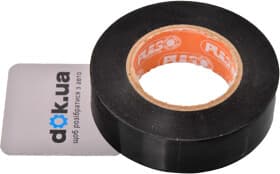 Изолента Pulso ІС-20Ч черная 19 мм х 20 м 10 шт