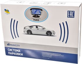 Парктроник ParkCity Paris 418/301L с белыми датчиками 4 шт.