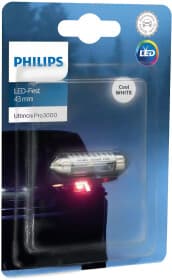 Автолампа Philips Ultinon Pro3000 C5W SV8,5 белая 11864U30CWB1