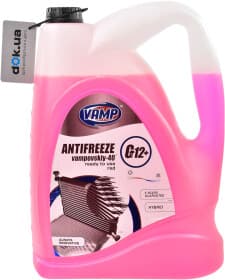Готовий антифриз VAMP CT12+ G12+ червоний -30 °C
