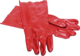 Перчатки рабочие Дорожная Карта резиновые красные