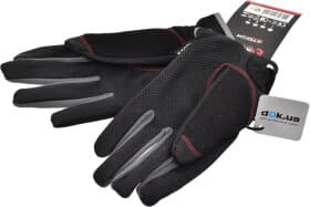 Перчатки рабочие Intertool синтетические черный