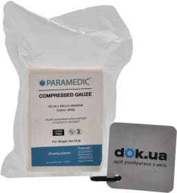 Бинт для тампонады Парамедик ТМ Compressed Gauze НФ-00001338