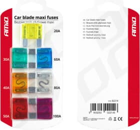 Набір запобіжників Amio 02214 FTL maxi (mega) 7 шт.