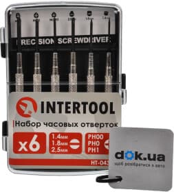 Набор отверток прецизионных Intertool HT0436 6 шт.