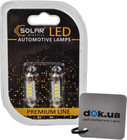 Автолампа Solar C5W SV8,5 SL1352