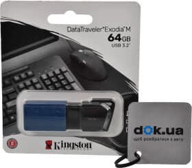 Флешка Kingston DataTraveler Exodia M 64 ГБ