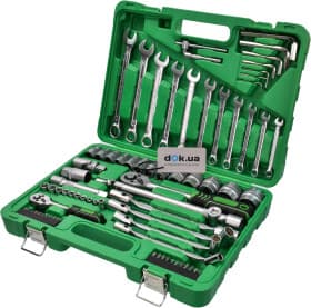 Набір інструментів Intertool ET-6077 1/2", 1/4" 77 од.