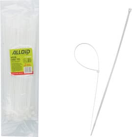 Стяжка Alloid PC-48300W 300 мм 4,8 мм 100 шт