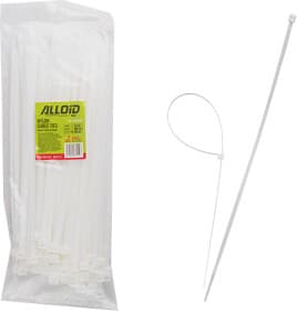 Стяжка Alloid PC-76300W 300 мм 7,6 мм 100 шт