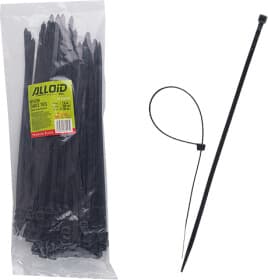 Стяжка Alloid PC-76300B 300 мм 7,6 мм 100 шт