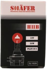 Автолампа Shafer H11B PGJY19-2 55 W прозрачная SL10041