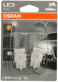 Автолампа Osram W21/5W W3x16q 0,8 W 1,3 W 7716YE02B