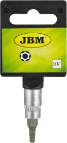 Торцева голова з битою JBM 10276 TR25 (T25H) 1/4"