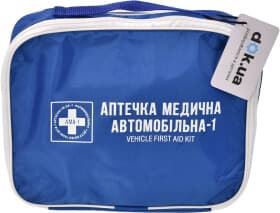 Аптечка автомобильная Фарммедальянс АМА-1 в мягком чехле 000019