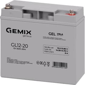 Акумулятор для ДБЖ Gemix GL GL12-20 10700211 20 Аг 12 В